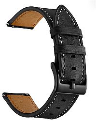 4wrist Bőr óraszíj - 22 mm Black