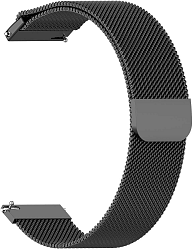 4wrist Milánói óraszíj - Fekete 22 mm