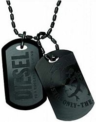 Diesel Fekete férfi nyaklánc DX0014040