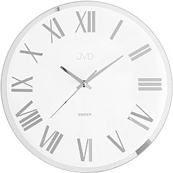JVD Csendes üveg falióra NS22006.3