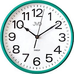 JVD HP683.3 csendes falióra Green