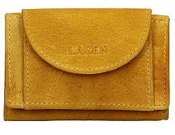 Lagen Bőr mini pénztárca 2030/D Yellow