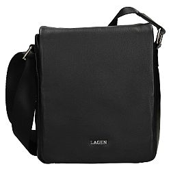 Lagen Férfi bőr crossbody táska 15016 - Blk