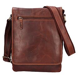 Lagen Férfi bőr crossbody táska LG-655 BRN