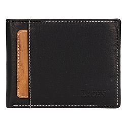 Lagen Férfi bőr pénztárca 25070222 BLK