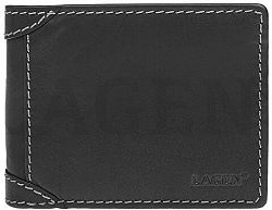 Lagen Férfi bőr pénztárca 511462 BLK