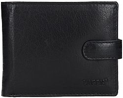 Lagen Férfi bőr pénztárca E-1036 BLK