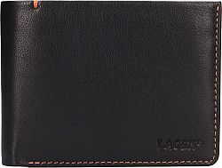 Lagen Férfi bőr pénztárca LG-2119 BLK