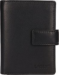 Lagen Férfi bőr pénztárca LG-2149/L BLK