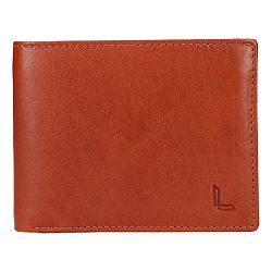 Lagen Férfi bőr pénztárca LG-7648 COGNAC