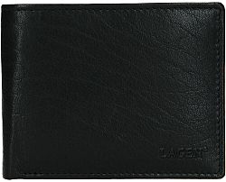 Lagen Férfi bőr pénztárca W-8053 BLK