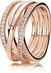 Pandora Bronz fonott gyűrű 180919CZ 50 mm