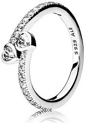 Pandora Ezüst csillogó gyűrű 191023CZ 52 mm