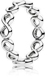 Pandora Ezüst gyűrű Végtelen 190994 50 mm