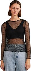 Pieces Női póló PCNESH 17146722 Black M